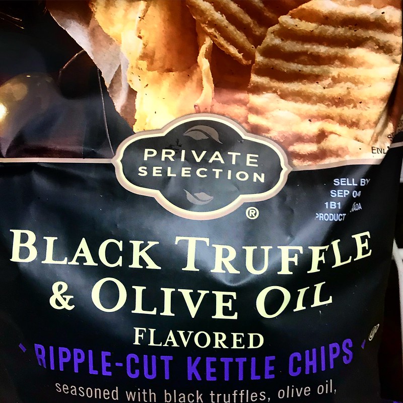 Bag of Black truffle chips