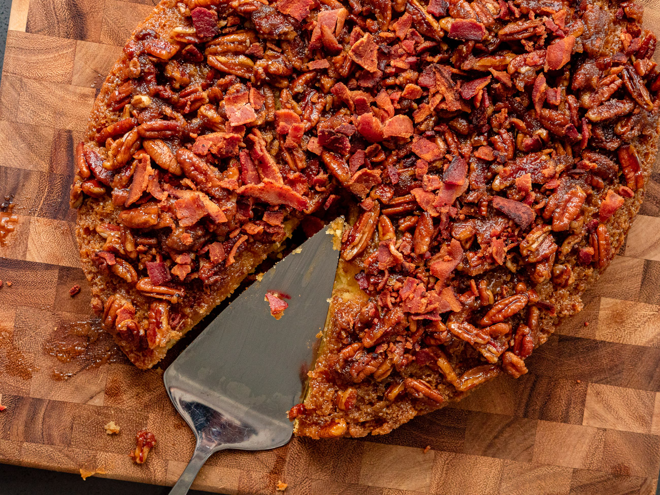 Maple Bacon Upside Down Cake | 12 Tomatoes