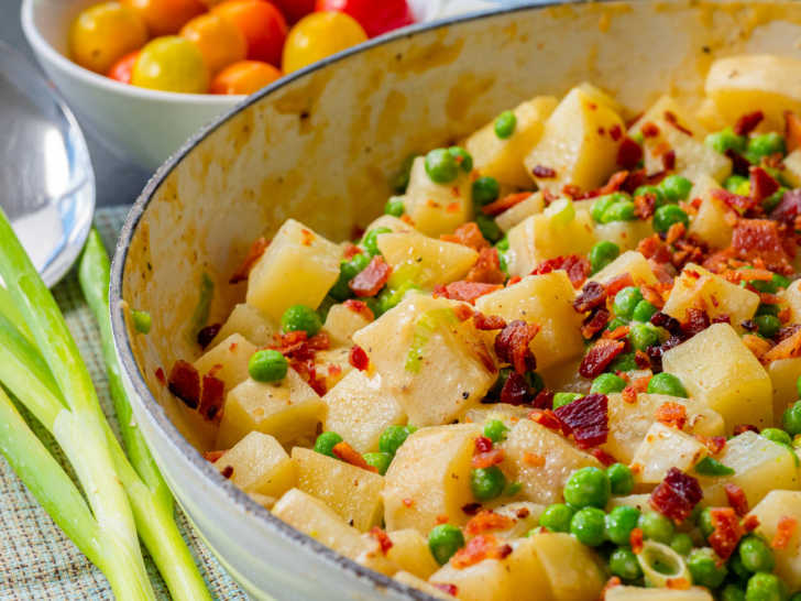 Southern Creamed Peas and Potatoes 12 Tomatoes