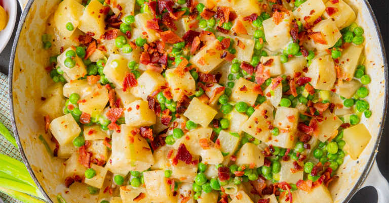 Southern Creamed Peas and Potatoes