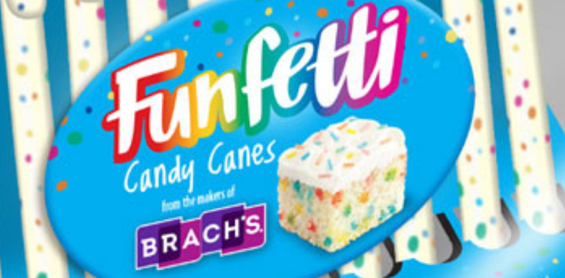 Brach's Funfetti Candy Canes - 12ct