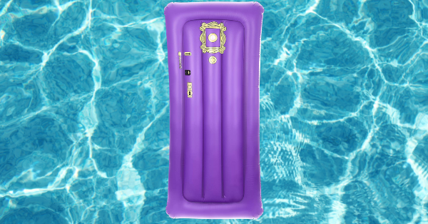 This ‘Friends’ Pool Float Matches Monica’s Purple Door