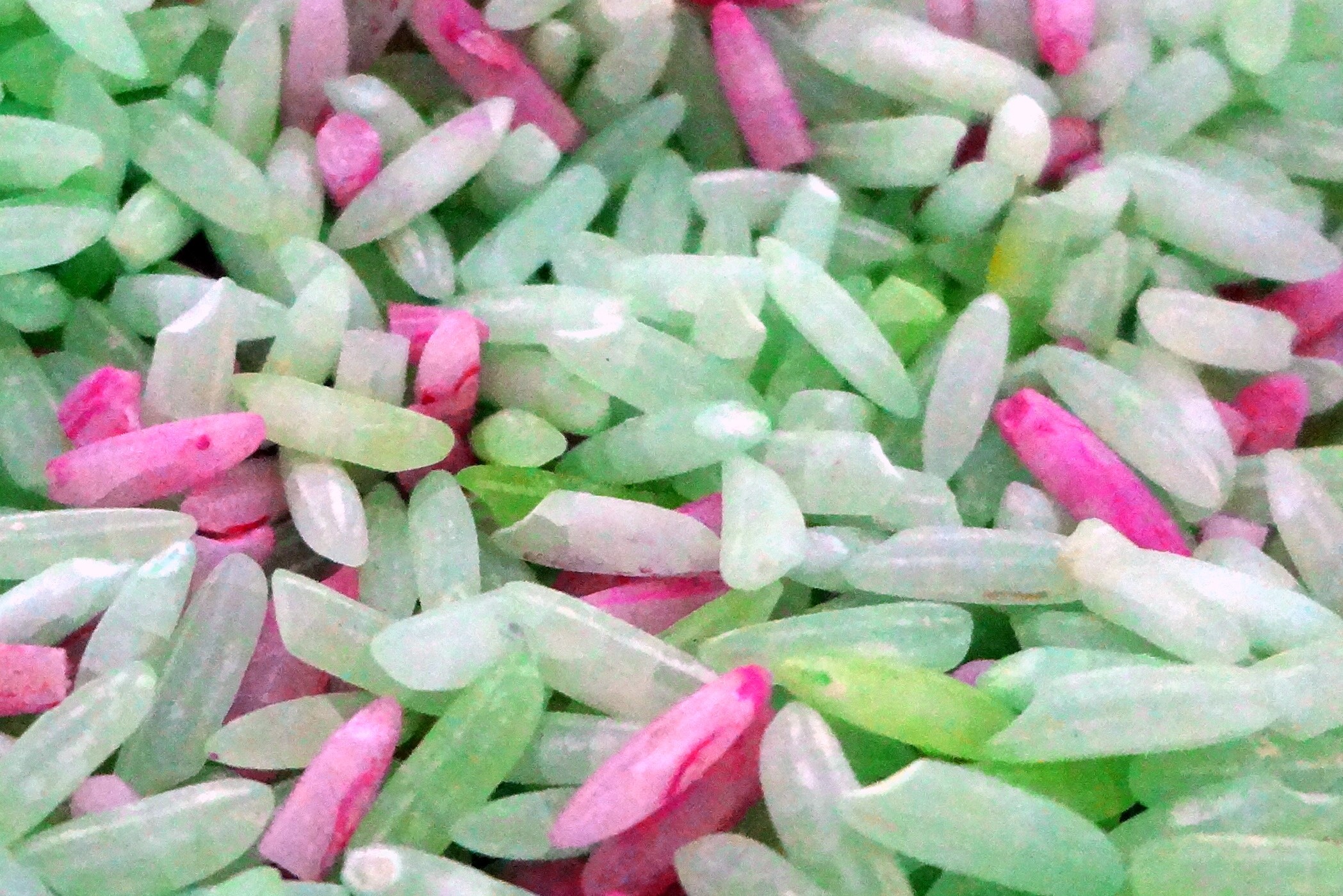 Colored rice