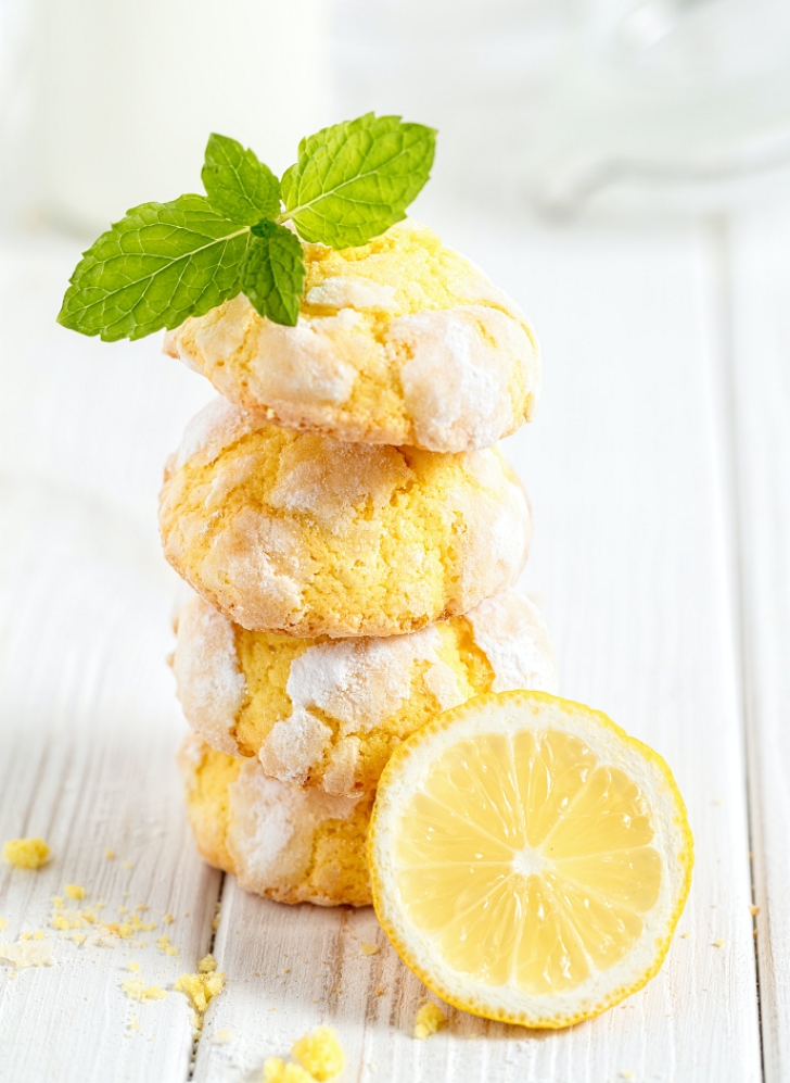 Lemon Crinkle Cookies