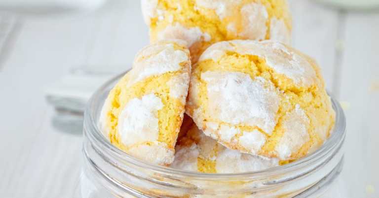 Lemon Crinkle Cookies