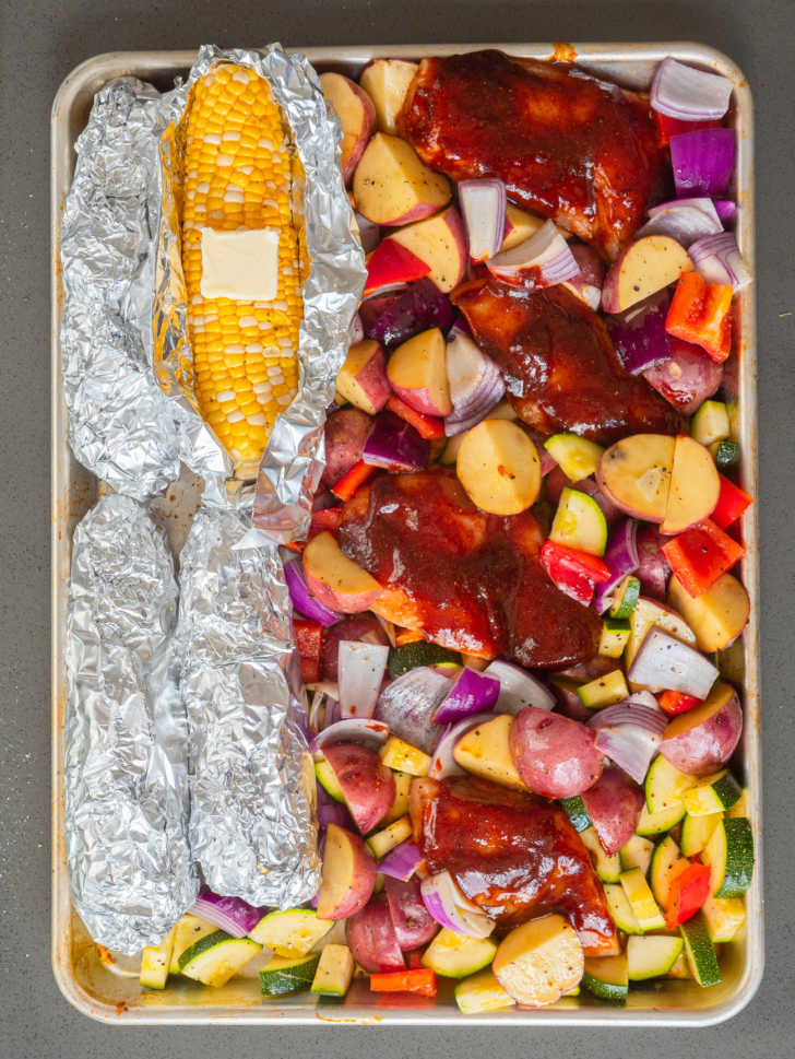 Easy BBQ With Aluminum Foil Pan 