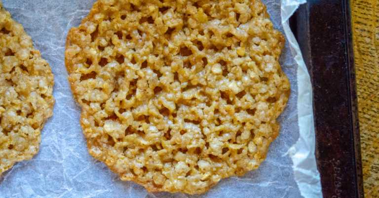 Oatmeal Lace Cookies