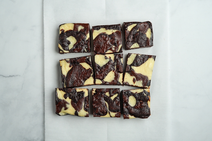 Dark Chocolate Cream Cheese Brownies