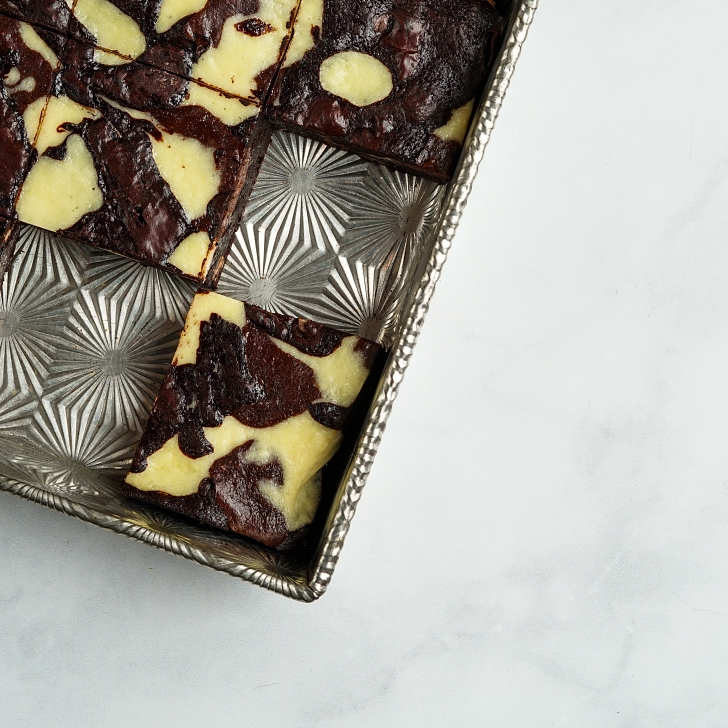 Dark Chocolate Cream Cheese Brownies