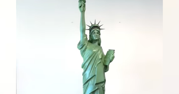 Someone Made A Replica Of The Statue Of Liberty Entirely Out Of Chocolate