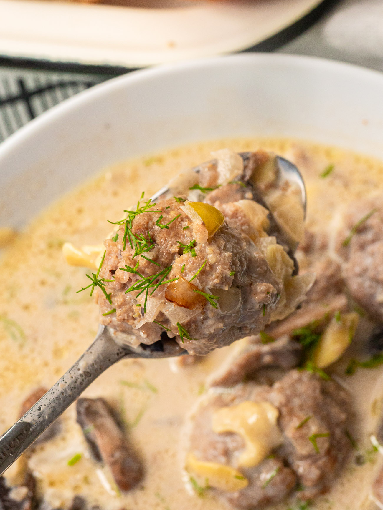 Slow Cooker Swedish Meatball Soup