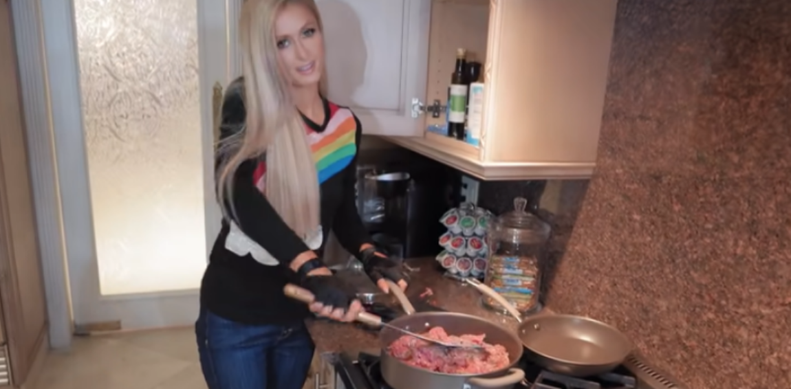 StyleCaster on X: Cooking is hot, just like @ParisHilton's new