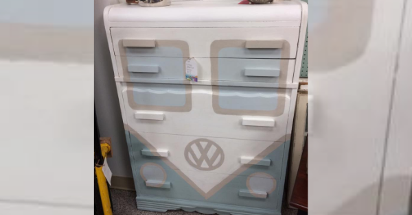 How To Transform A Dresser Into A Vintage VW Bus