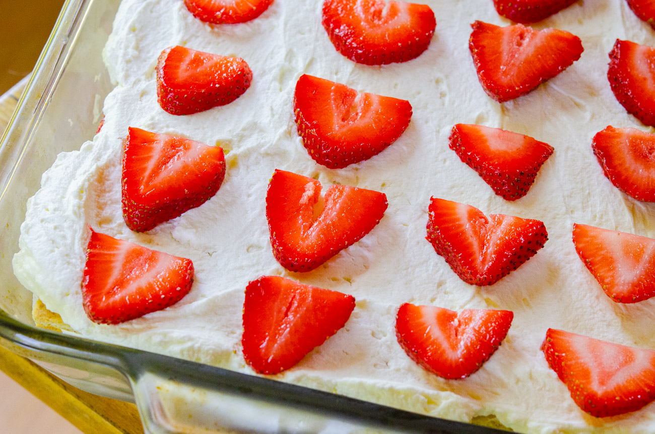 Strawberry Shortcake Icebox Cake - Gluten Free Dessert