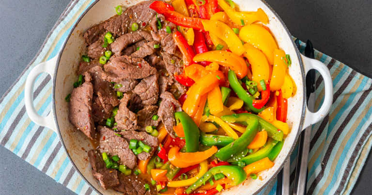 15-Minute Skillet Pepper Steak