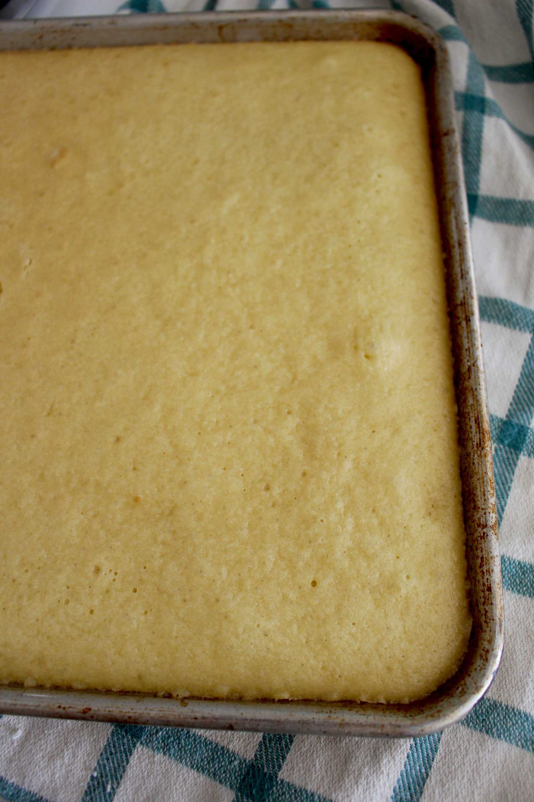 Unfrosted Texas Sheet Cake 