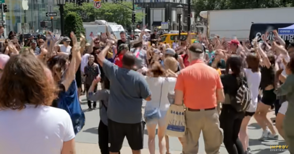 Improv Group Throws 100-Person Surprise Dance Party In NYC