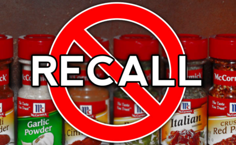 4 McCormick Seasonings Recalled Due to Salmonella Risk