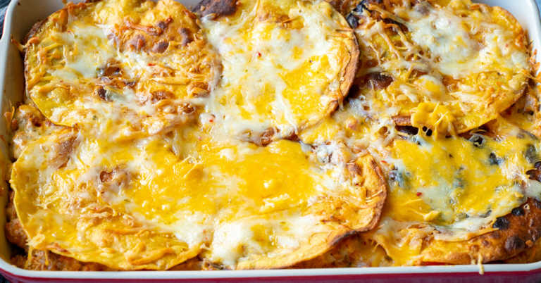 Pulled Pork King Ranch Casserole