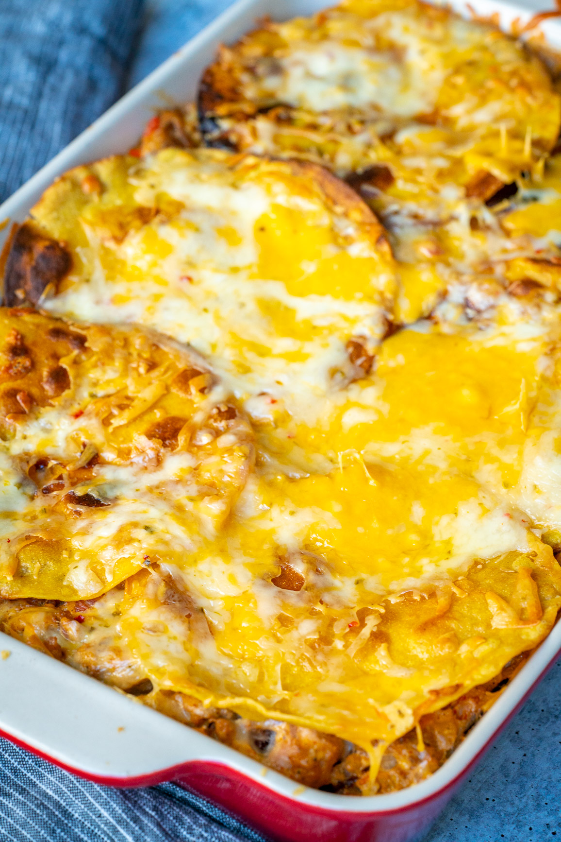 Pulled Pork King Ranch Casserole - House of Yumm