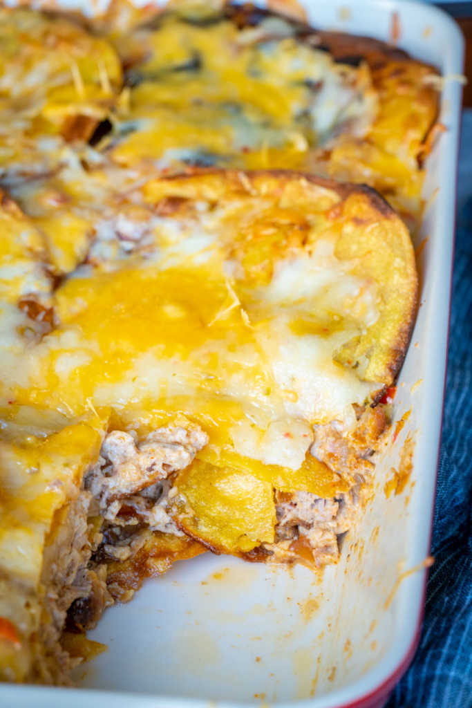 Pulled Pork King Ranch Casserole - Plain Chicken