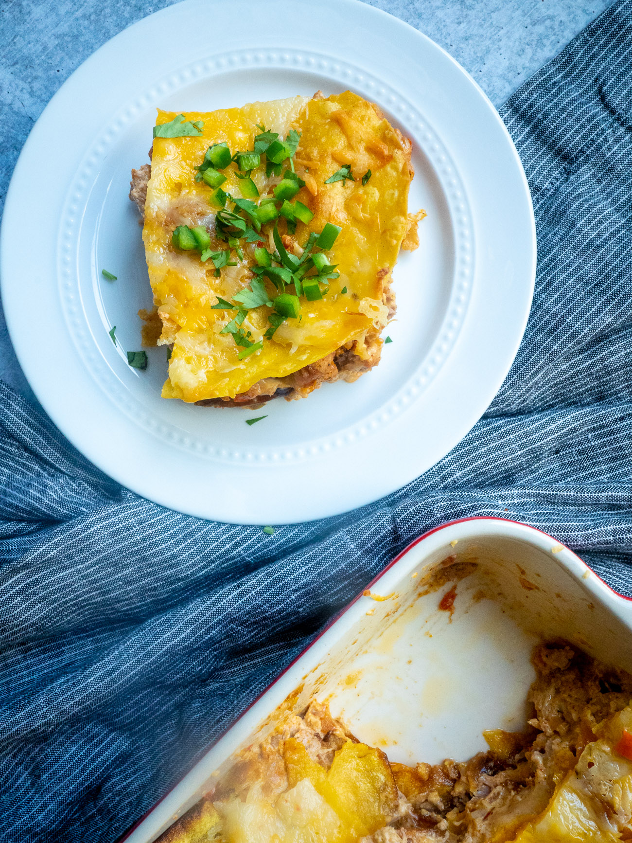 Pulled Pork King Ranch Casserole - House of Yumm