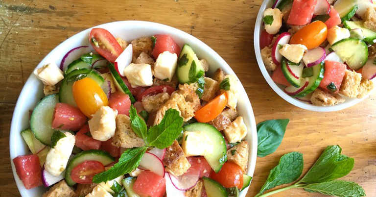 Summer Panzanella Salad