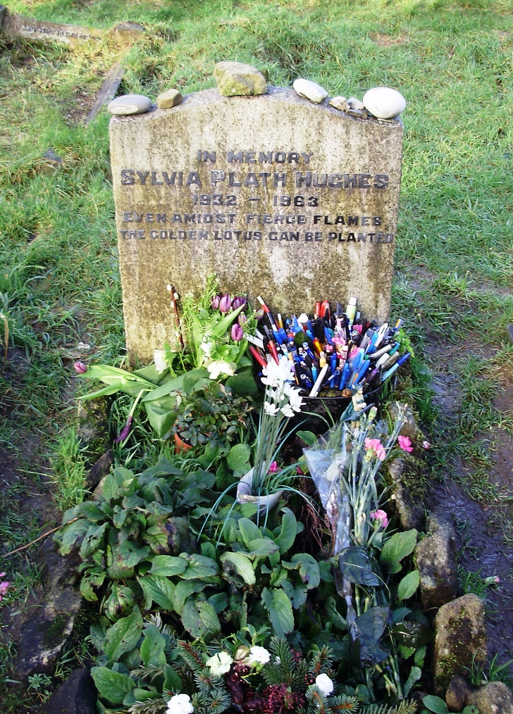 Sylvia Plath's grave