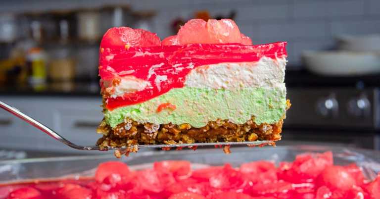 Watermelon Pretzel Salad
