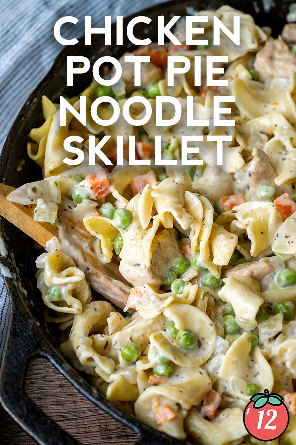 Chicken Pot Pie Noodle Skillet-image