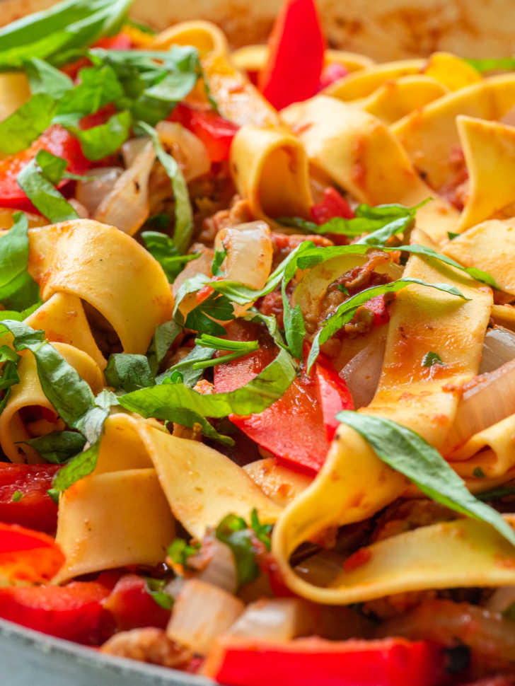 Italian Drunken Noodles 12 Tomatoes