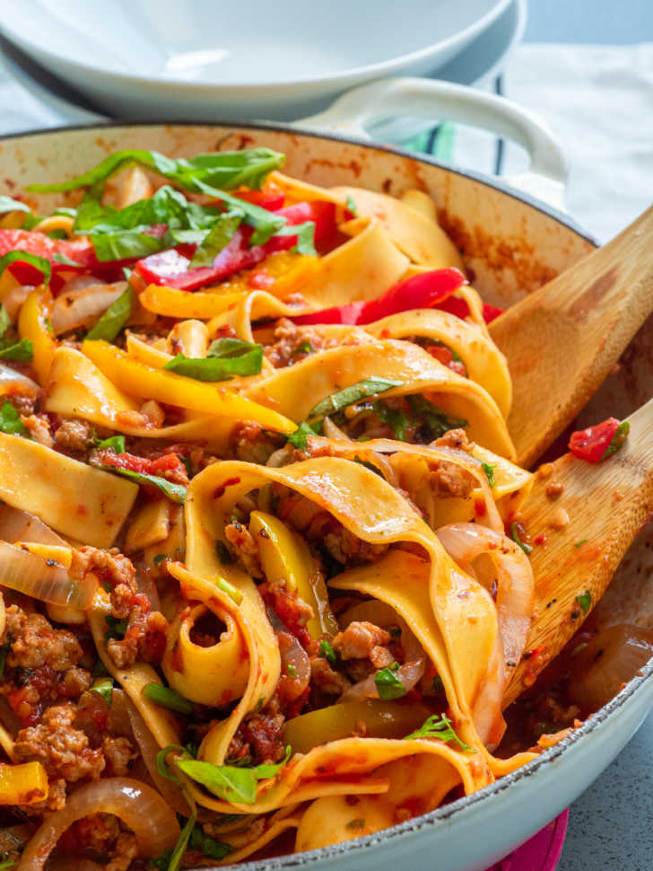 Italian Drunken Noodles | 12 Tomatoes