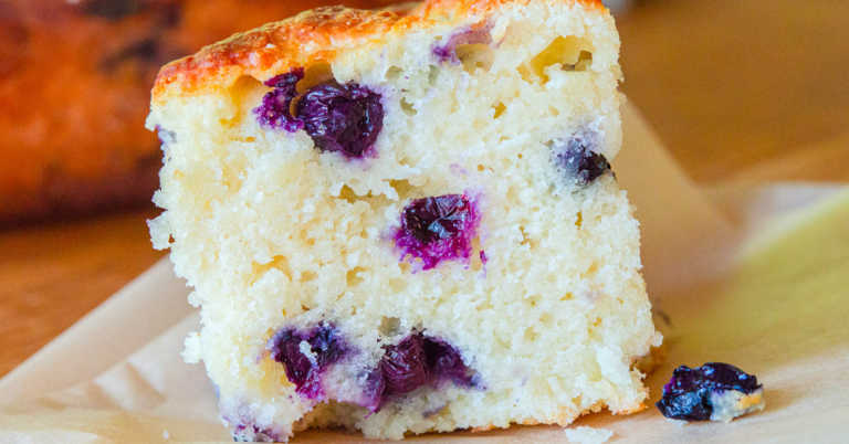 Fluffy Blueberry Biscuits
