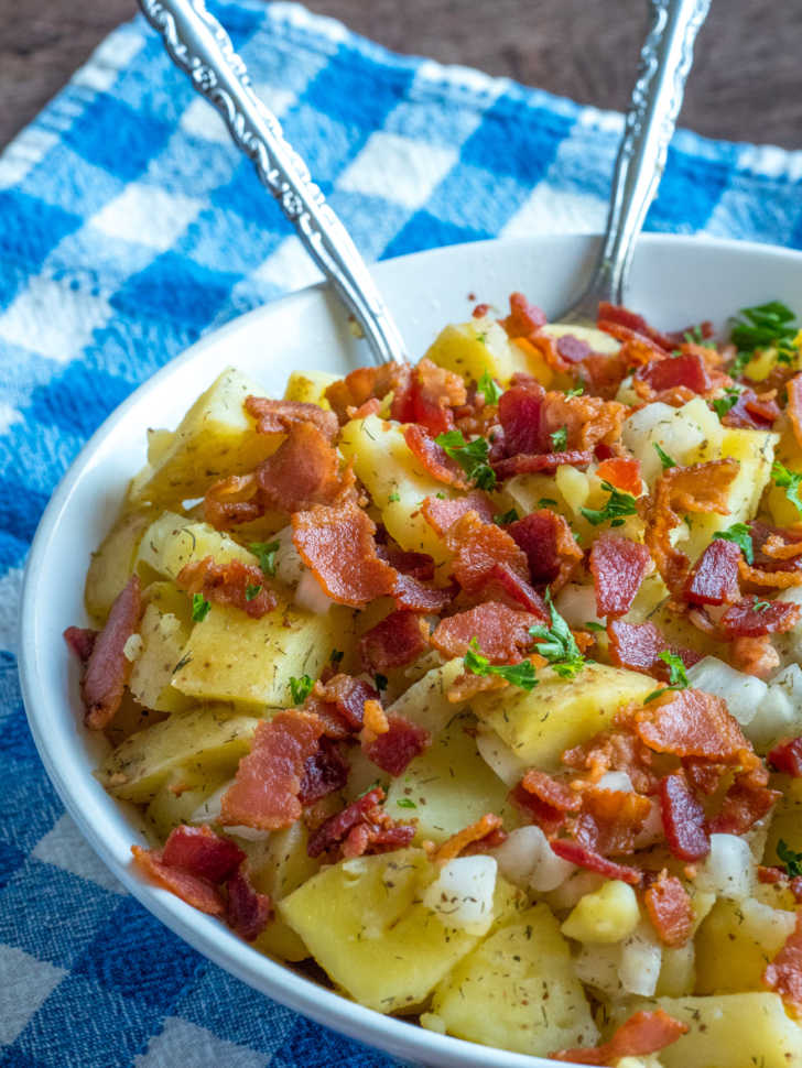 Bavarian potato salad