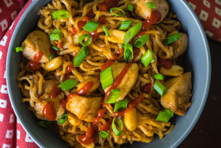 spicy Thai noodles