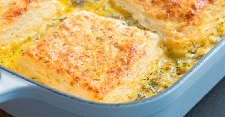 Broccoli Cheddar Cobbler
