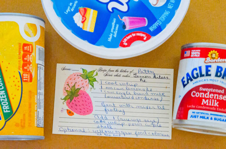 Recipe Tin Project: Lemon Silver Pie