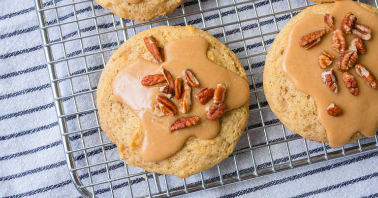Frosted Apple Cider Cookies