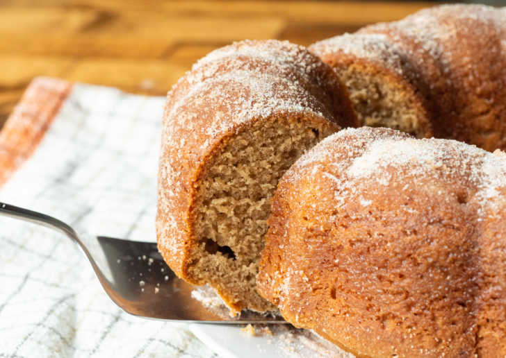 Apple cider donut cake