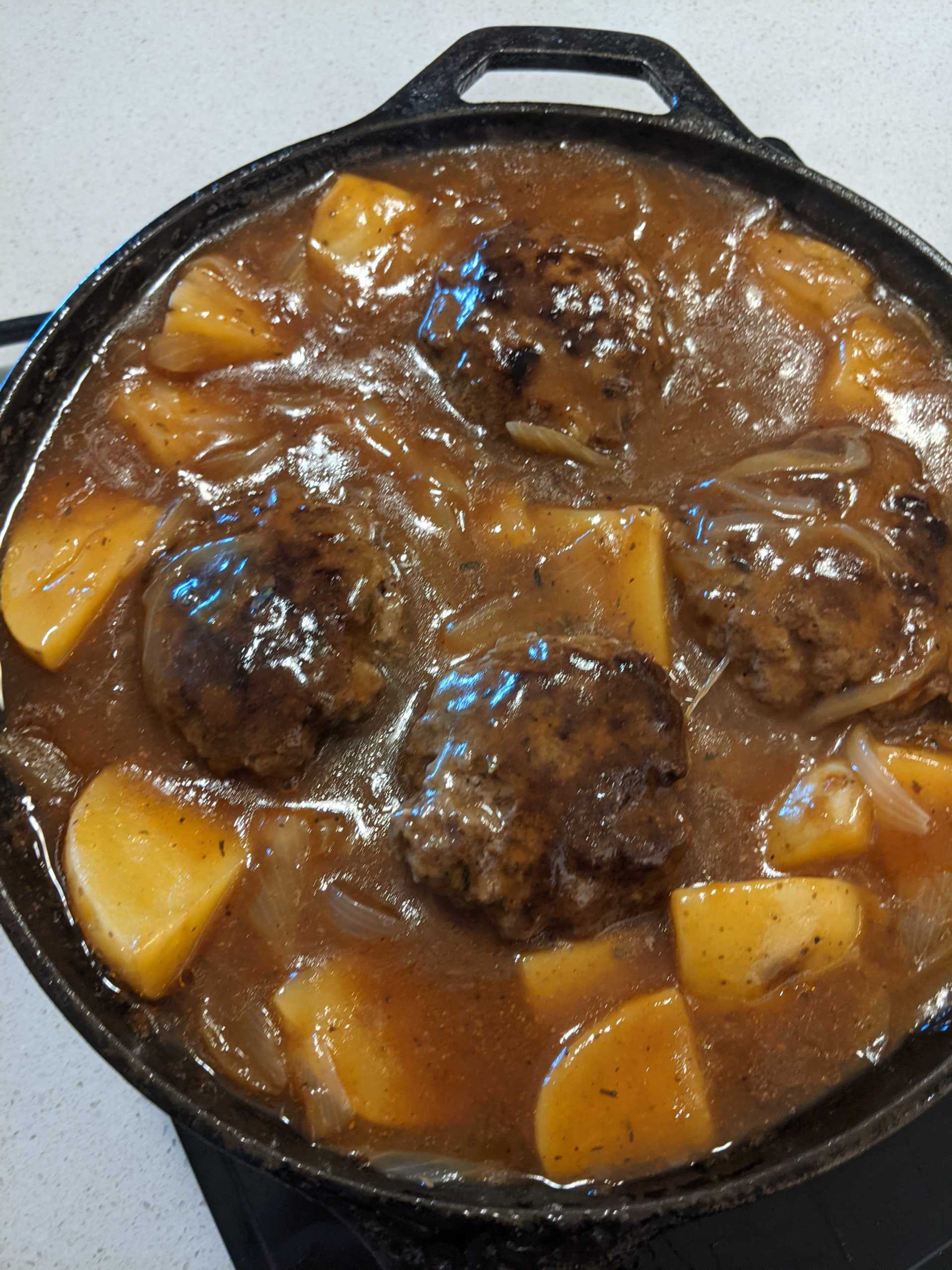 Salisbury Steak and Potato Skillet-image