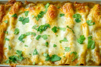 Green Chicken Enchiladas | 12 Tomatoes