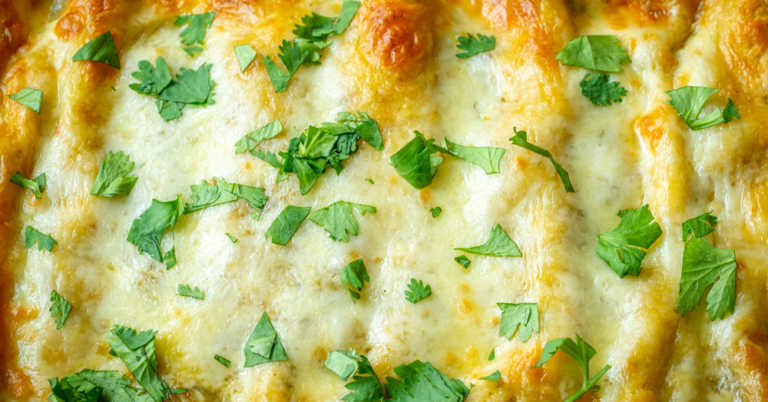 Green Chicken Enchiladas