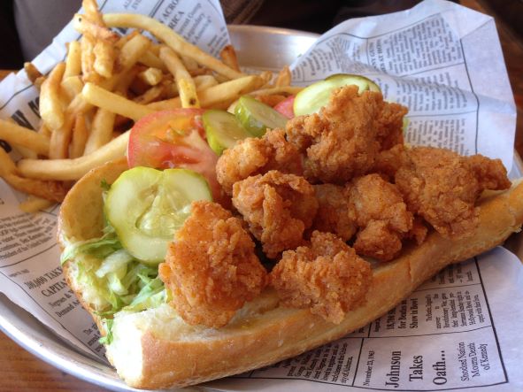 Fried Shrimp Po Boy