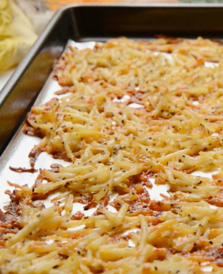 Frozen Hashbrowns in Oven - Oven Hash Browns on Sheet Pan