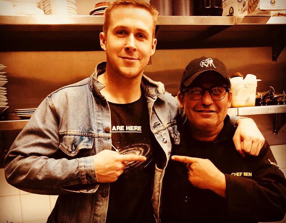 Chef Ben and Ryan Gosling