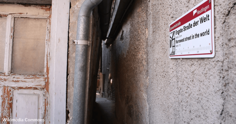 Are You Small Enough To Walk Down The World’s Narrowest Street?