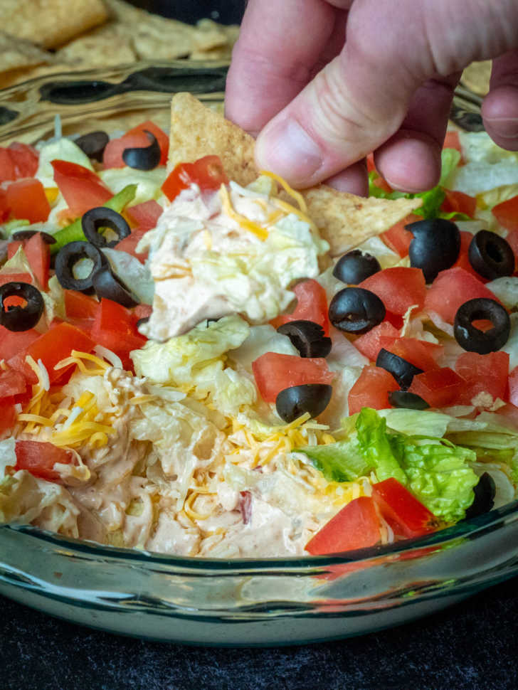 Ten minute taco dip