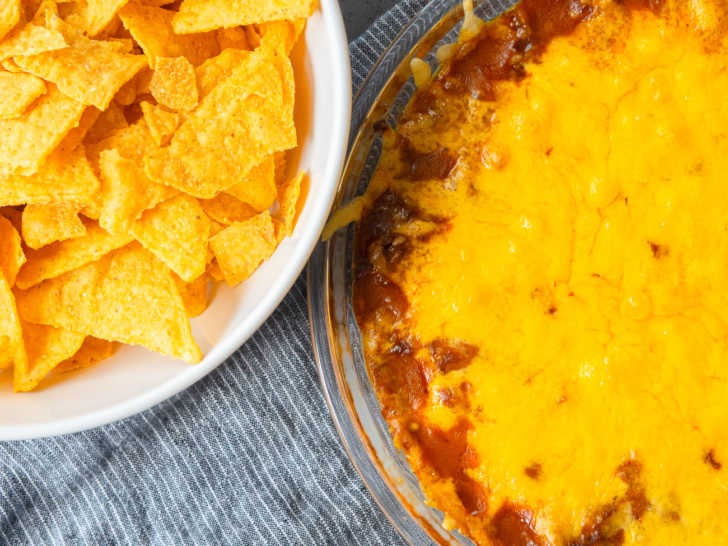 3 ingredient chili cheese dip