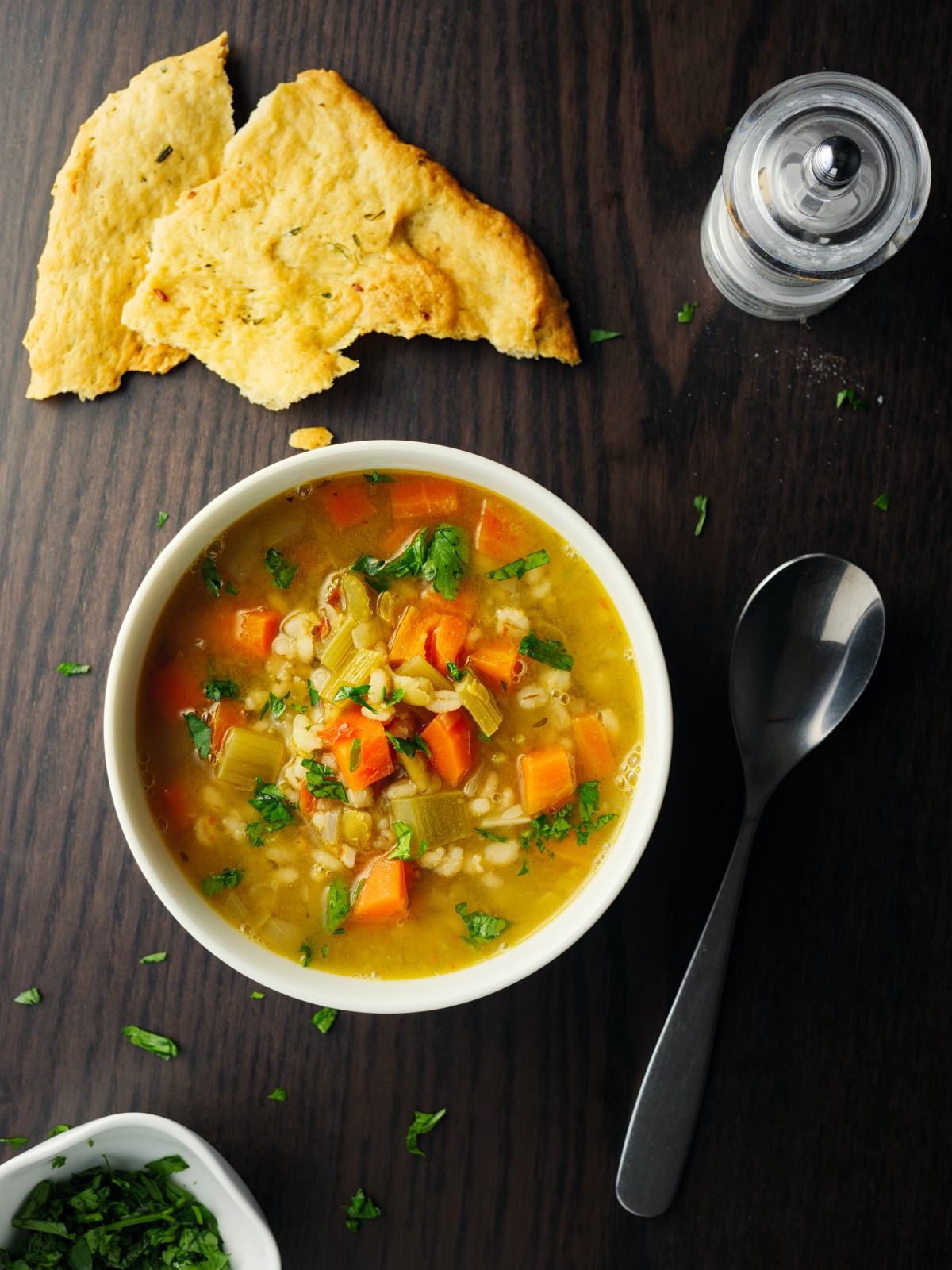 Homemade Mixed Vegetable & Barley Soup - Fork in the Kitchen