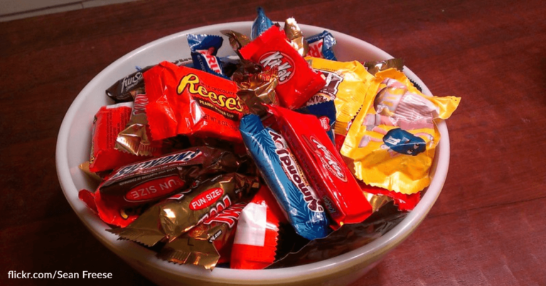 Young Boy Finds An Empty Bowl Of Halloween Candy And Does The Perfect Thing